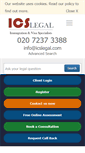 Mobile Screenshot of icslegal.com