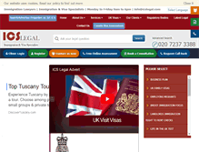 Tablet Screenshot of icslegal.com